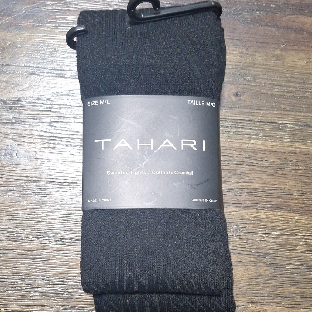Tahari Black Tights
